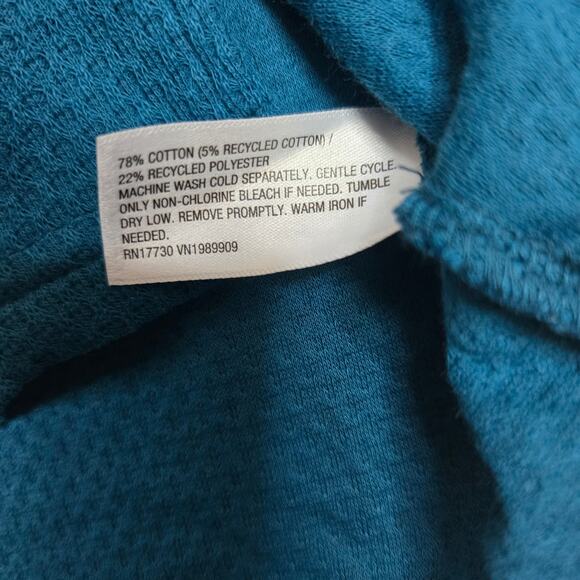 Original Use Short Sleeve Mens Button Down Shirt Small Dark Teal 0672 - Picture 5 of 8